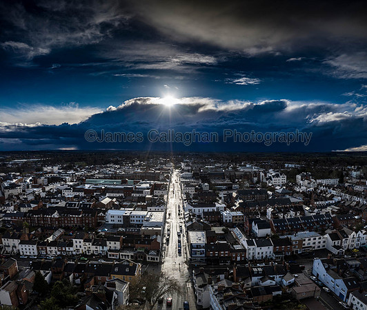 Warwick, Street Aerial, Leamington Spa