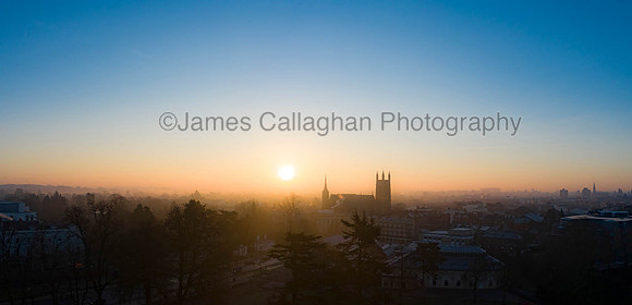 Leamington Spa Town Centre Aerial_0583-Pano