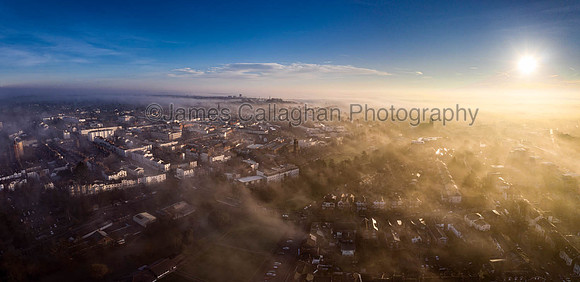 Leamington Spa Town Centre Aerial Foggy_0763-PanoA