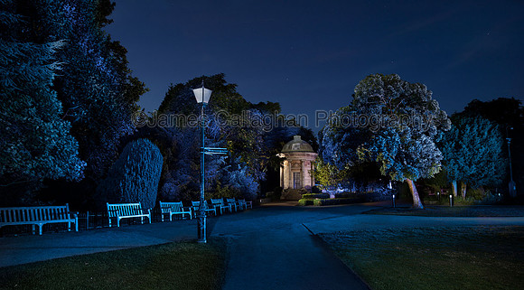 Temple wide Blue Light