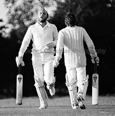 Cricketers in the Victoria Park